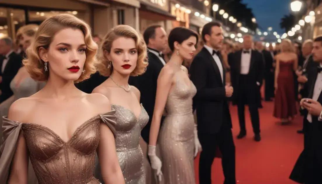celebrity looks that revived retro glamour at the festival