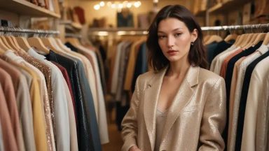 Bella Hadid archival fashion impact on vintage shopping?