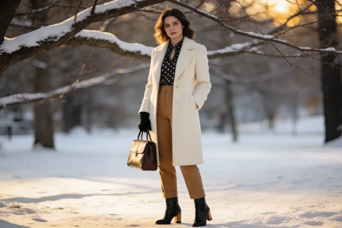 ladylike dressing revival in winter wardrobes: fresh tips