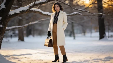ladylike dressing revival in winter wardrobes: fresh tips